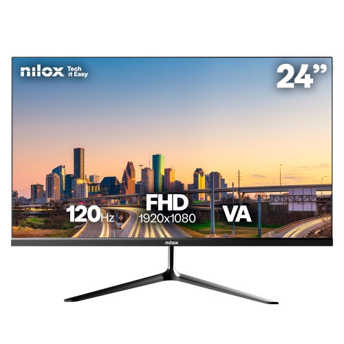 Nilox NXM24FHD1203 pantalla para PC 60,5 cm (23.8") Full HD LED Negro