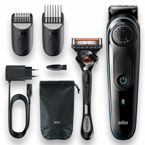 Braun BeardTrimmer 5 BT5341 Batería 39 2 cm Negro, Azul