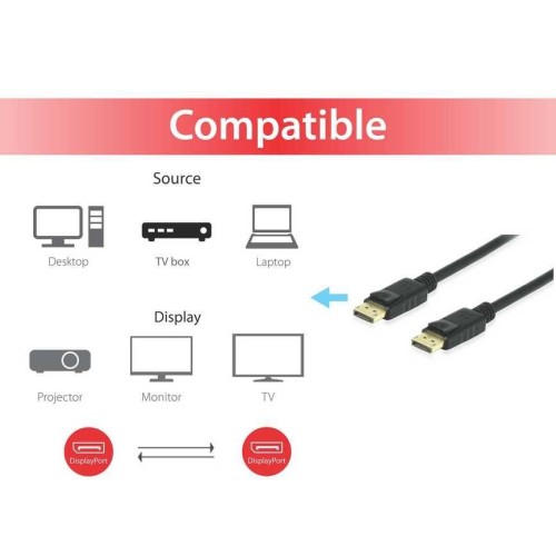 Equip 119251 Cable DisplayPort 1.4, 1,0 m, 8K 60 Hz