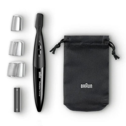 Braun BeardTrimmer PT1000 Batería 3 Mojado y seco Negro