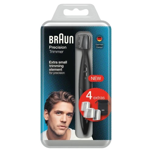 Braun BeardTrimmer PT1000 Batería 3 Mojado y seco Negro Braun BeardTrimmer PT1000 Batería 3 Mojado y seco Negro