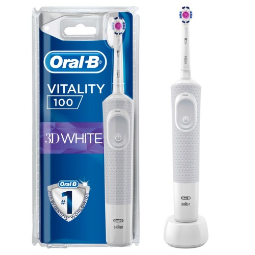 Oral-B Vitality 80312370 cepillo eléctrico para dientes Adulto Cepillo dental oscilante Blanco