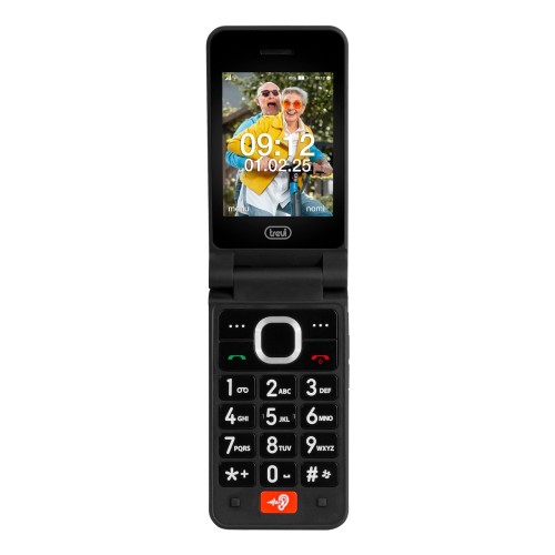 Trevi FLEX PLUS 95 4G 7,11 cm (2.8") 210 g Negro Teléfono para personas mayores