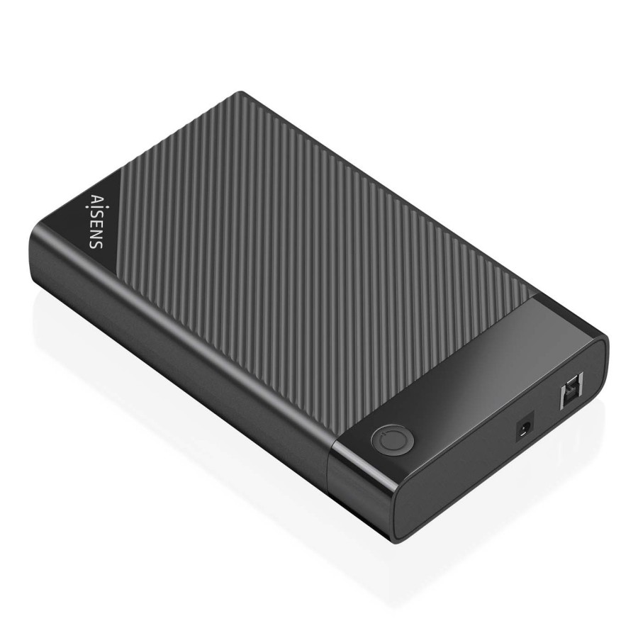 AISENS Caja Externa 3.5" ASE-3529B SATA A USB 3.0 USB3.1 Gen1, Negra