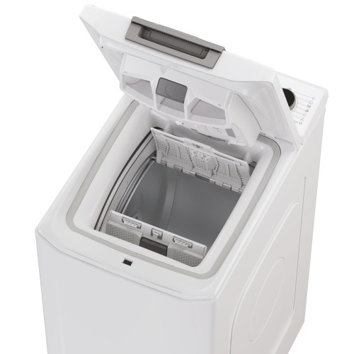 Hoover H-WASH 500 THOS486TM4-S lavadora Carga superior 8 kg 1400 RPM Blanco