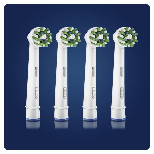 Oral-B CrossAction 80339340 cepillo de cabello 4 pieza(s) Azul, Verde, Blanco