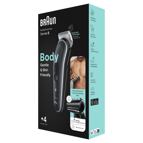 Braun BodyGroomer BG5360 Gris Braun BodyGroomer BG5360 Gris