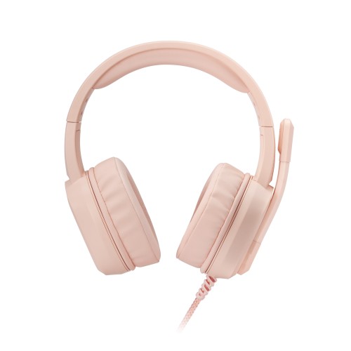 Mars Gaming MH320P Rosa, Auriculares Neodimio RGB Flow, Micrófono y Caja de Control