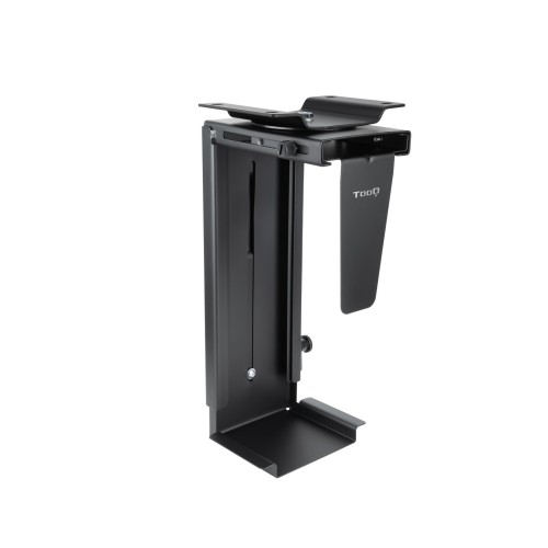 TooQ Soporte Metálico para CPU para Escritorio Pared, Negro