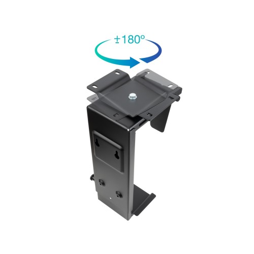TooQ Soporte Metálico para CPU para Escritorio Pared, Negro TooQ Soporte Metálico para CPU para Escritorio Pared, Negro
