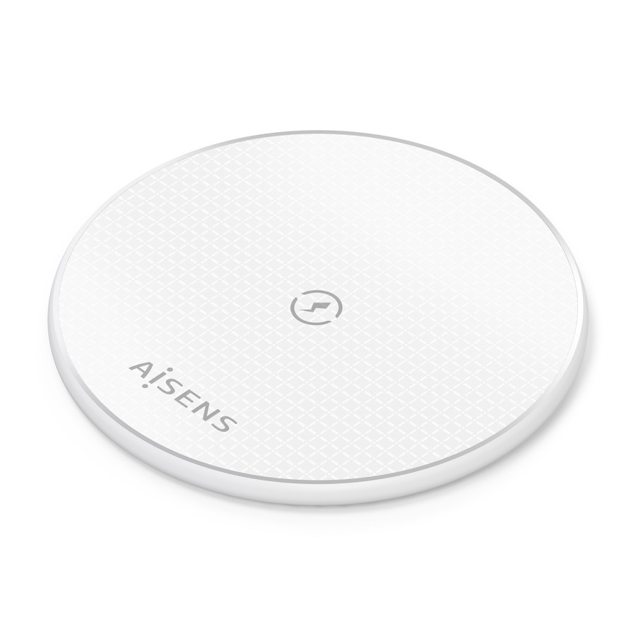 AISENS Cargador Inalambrico USB-C 15W Para Movil, Blanco AISENS Cargador Inalambrico USB-C 15W Para Movil, Blanco