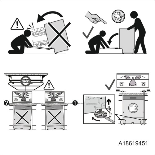 AEG FSB34707Z Completamente integrado 14 cubiertos