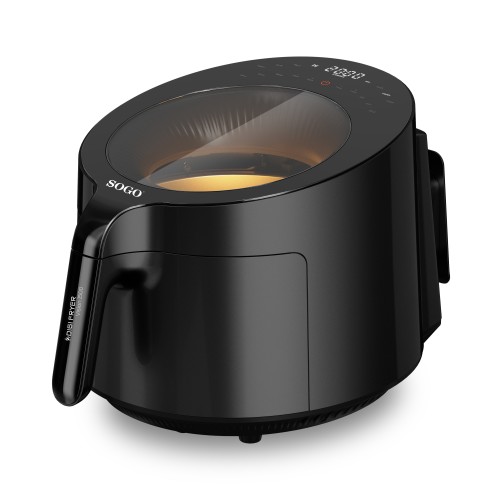 Sogo FRE-SS-10925 freidora Sencillo 5 L Independiente 1500 W Freidora de aire caliente Negro
