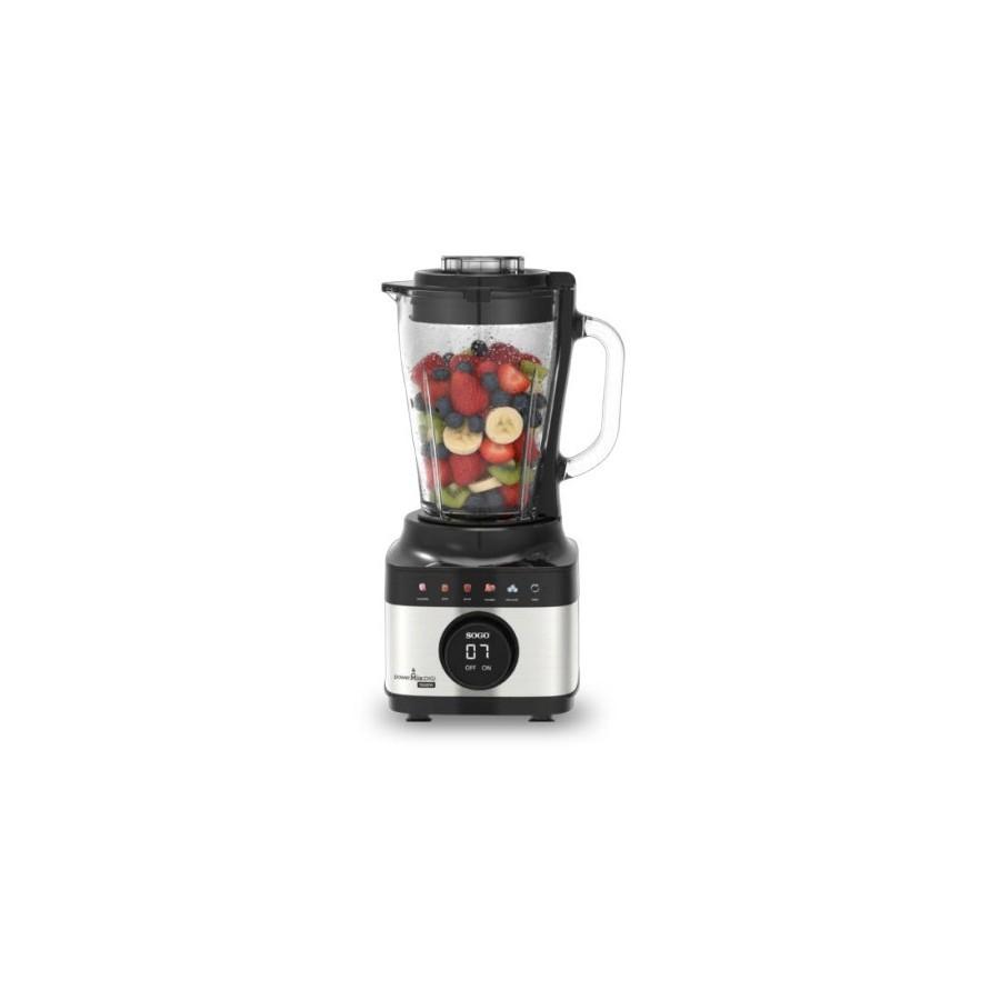Sogo BAT-SS-5590 picadora eléctrica de alimentos 1,5 L 1500 W Negro, Acero Sogo BAT-SS-5590 picadora eléctrica de alimentos 1,5 L 1500 W Negro, Acero